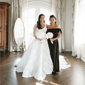 Elegant Black Evening Gown with bow shoulder satin